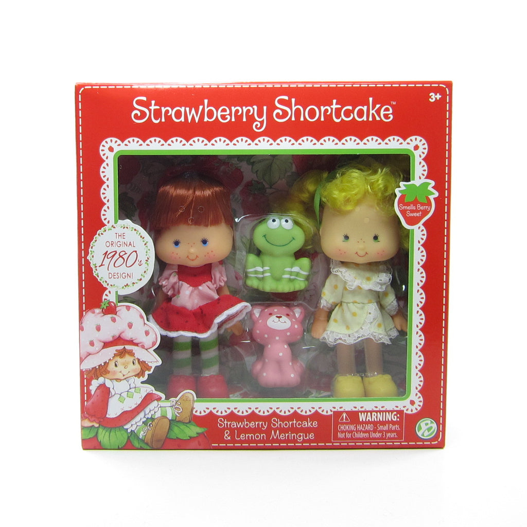 Strawberry Shortcake & Lemon Meringue Reissue 1980s Design Classic Doll Set