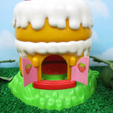 Shortcake House Strawberryland Miniatures playset with pink windows