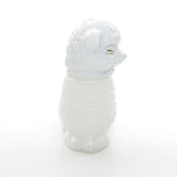 Avon Little Lamb white glass cologne bottle