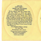 Sylvanian Families vintage fan club stickers