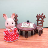 Miniature snowman for Calico Critters dollhouse