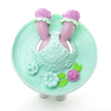 Carnation Mint Tea Bunnies bunny toy with hat and dress