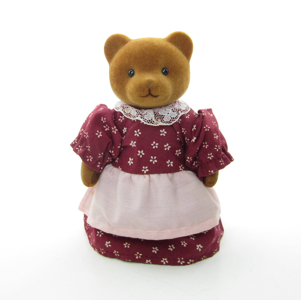 Mother or Momma Bear Figure Flocked Toy from Teddy Bear Story
