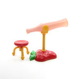 Telescope and stool for Berry Happy Home dollhouse