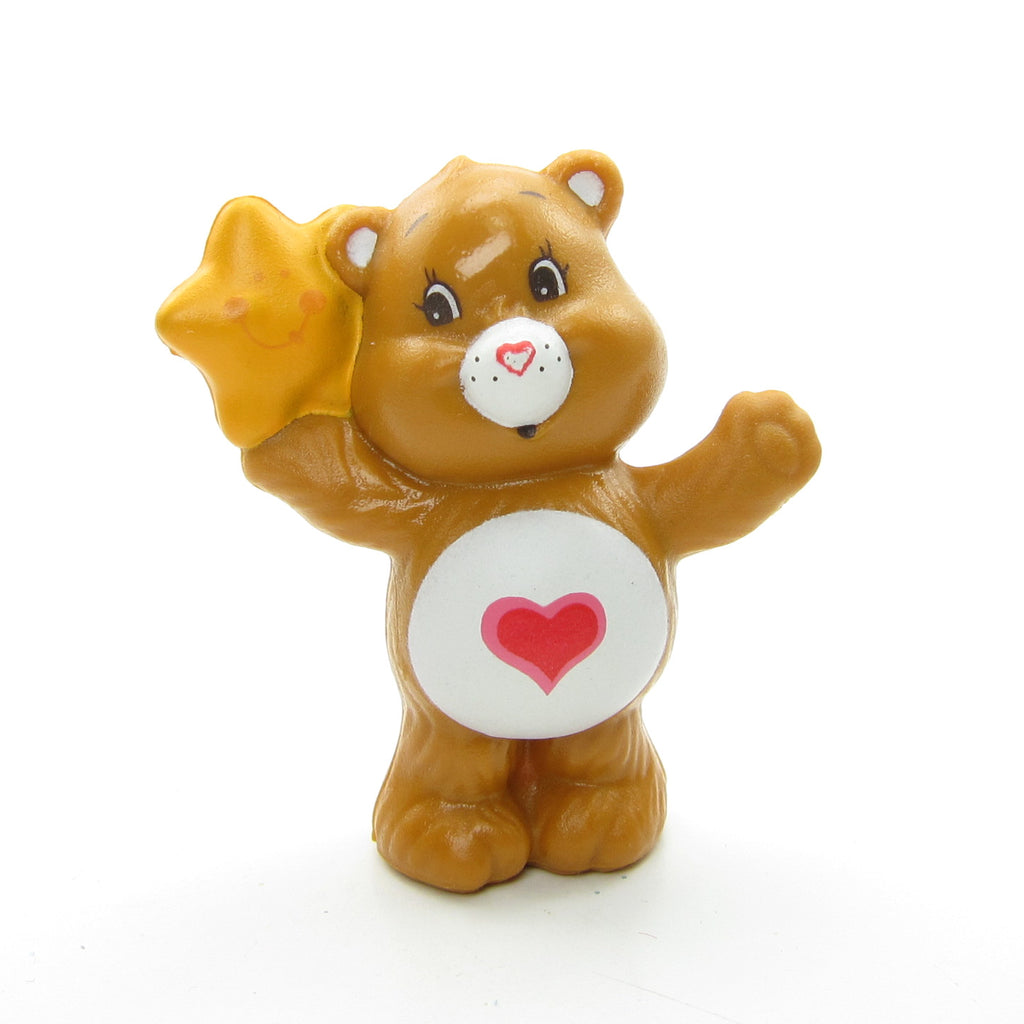 Tenderheart Bear Listening to a Friendly Star Care Bears Miniature