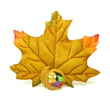 Hallmark Thanksgiving cornucopia pin with quail and fruit