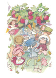 Strawberry Shortcake, Raspberry Tart, Blueberry Muffin, Plum Puddin, Huckleberry Pie and Apple Dumplin illustration