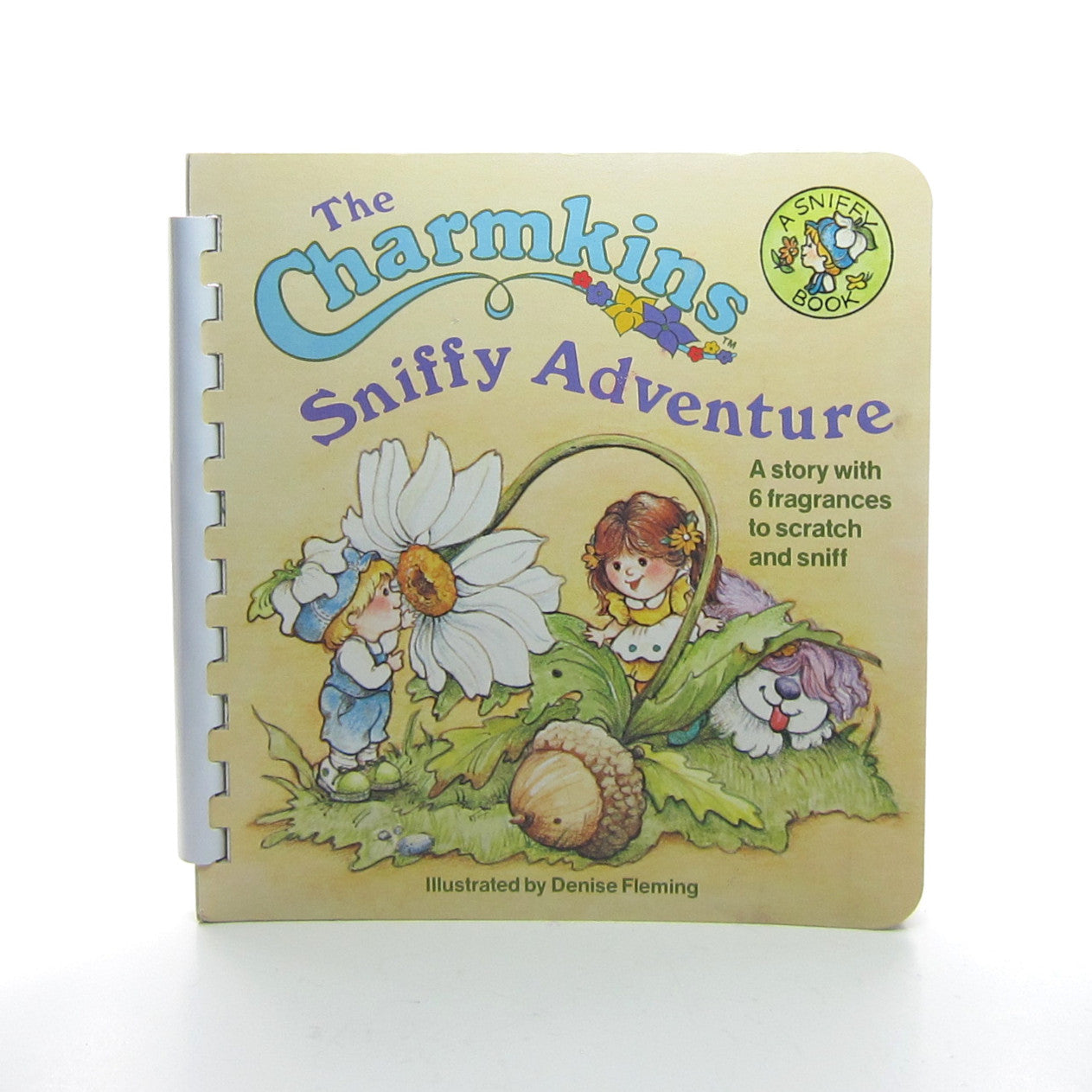 The Charmkins Sniffy Adventure vintage scented scratch and sniff book