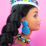 Native American Barbie doll 1994 Third Edition with turquoise earrings