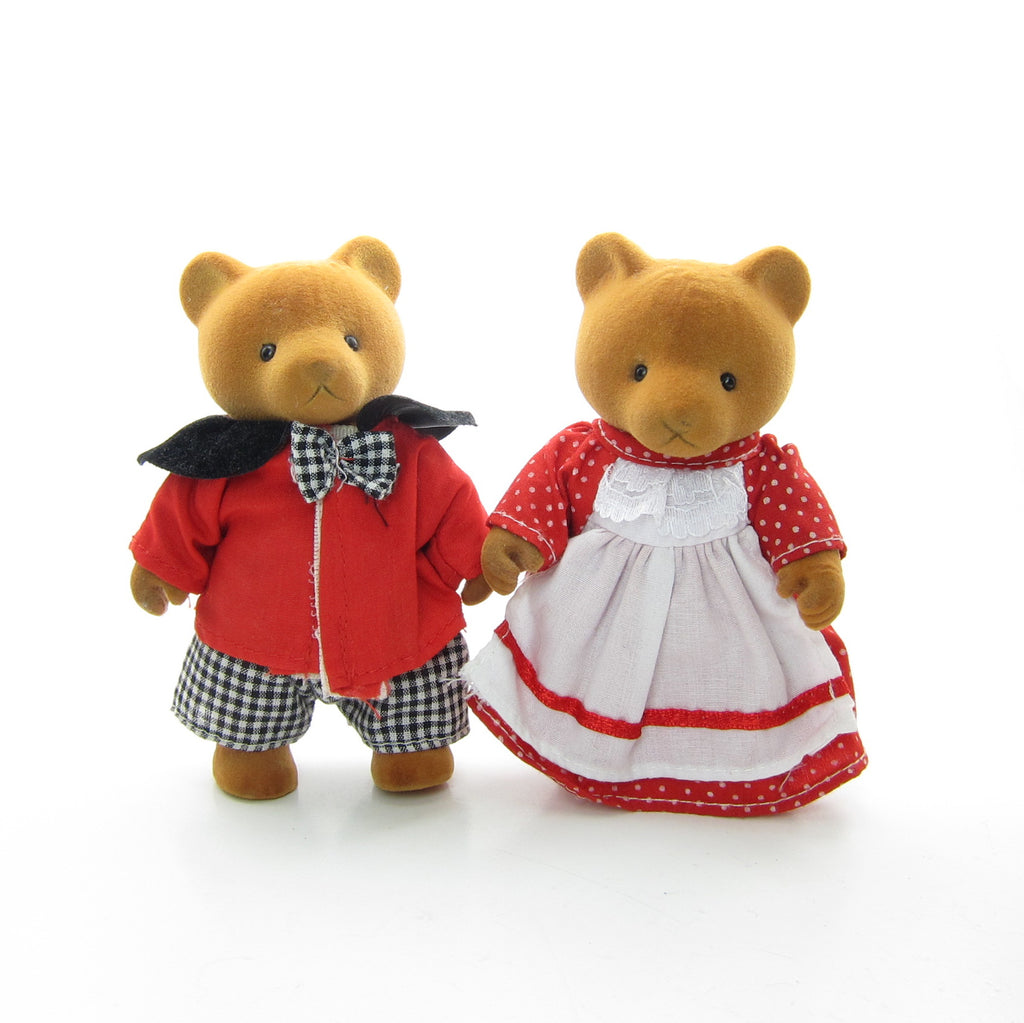 Teddy Bear World or Familie Bär Vintage Brown Bear Couple Mom & Dad by Simba Toys