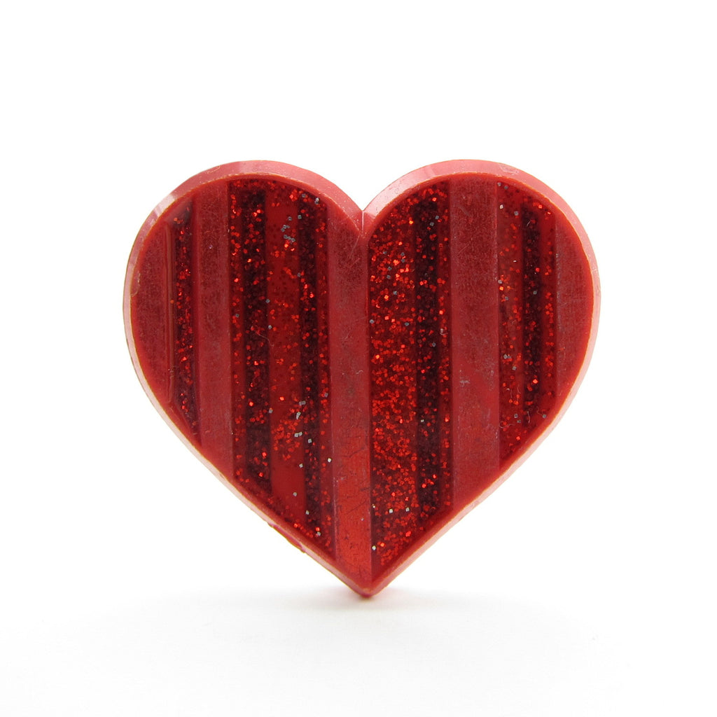Red Heart Pin Vintage Hallmark 1985 Valentine's Day Lapel