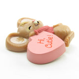 Hi Cutie candy heart mouse pin