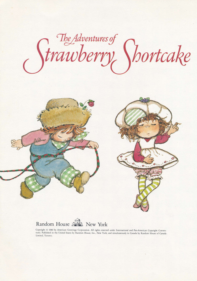 The Adventures of Strawberry Shortcake and Her Friends Book | Brown