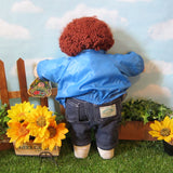 Cabbage Patch Kids boy doll with blue jacket, jeans