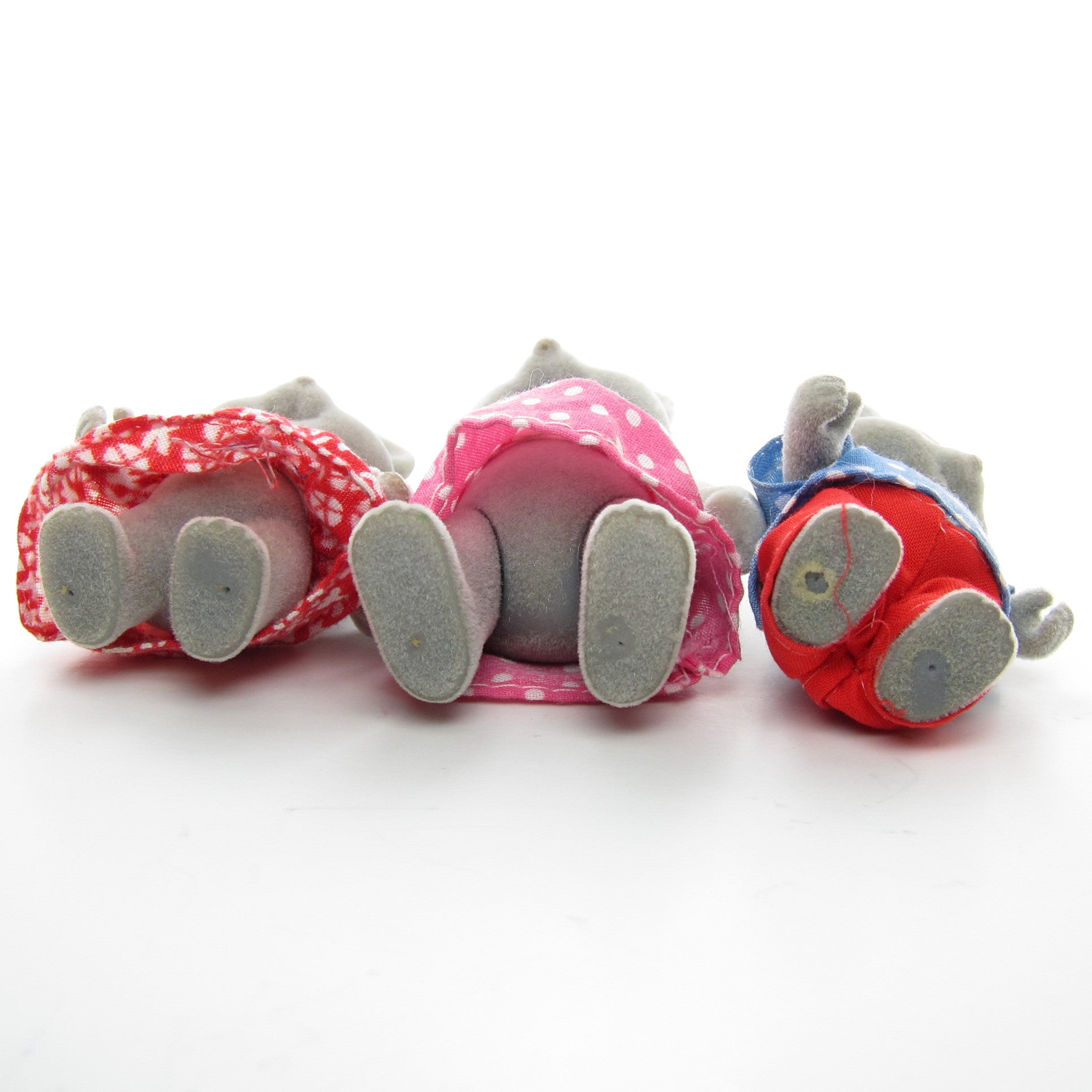 Grey Rabbit Family from Forest Families, Cuddly Cuzzins or Peach Fuzz ...