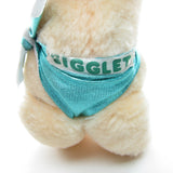 Gigglet plush doll with teal diaper