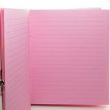 Vintage 1986 Hallmark locking diary with pink lined pages