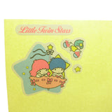 Little Twin Stars stickers with Kiki and Lala in a parasol
