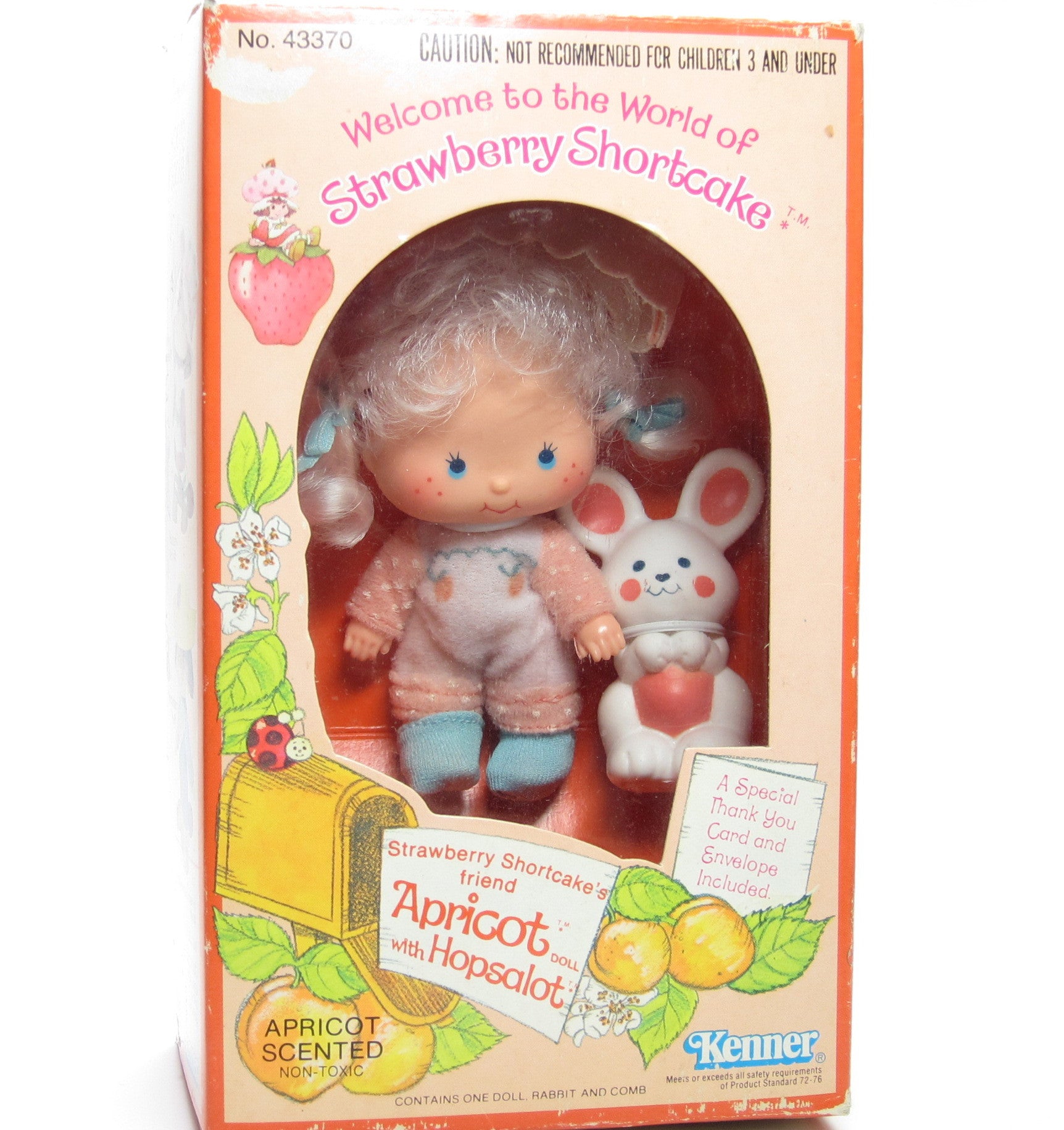 Mint in Box Apricot Strawberry Shortcake Doll with Hopsalot Pet