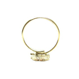 Strawberry Shortcake enamel children's ring on gold band