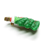 Smiling Christmas tree pin