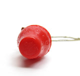 Bottom of Strawberry Shortcake plastic pendant