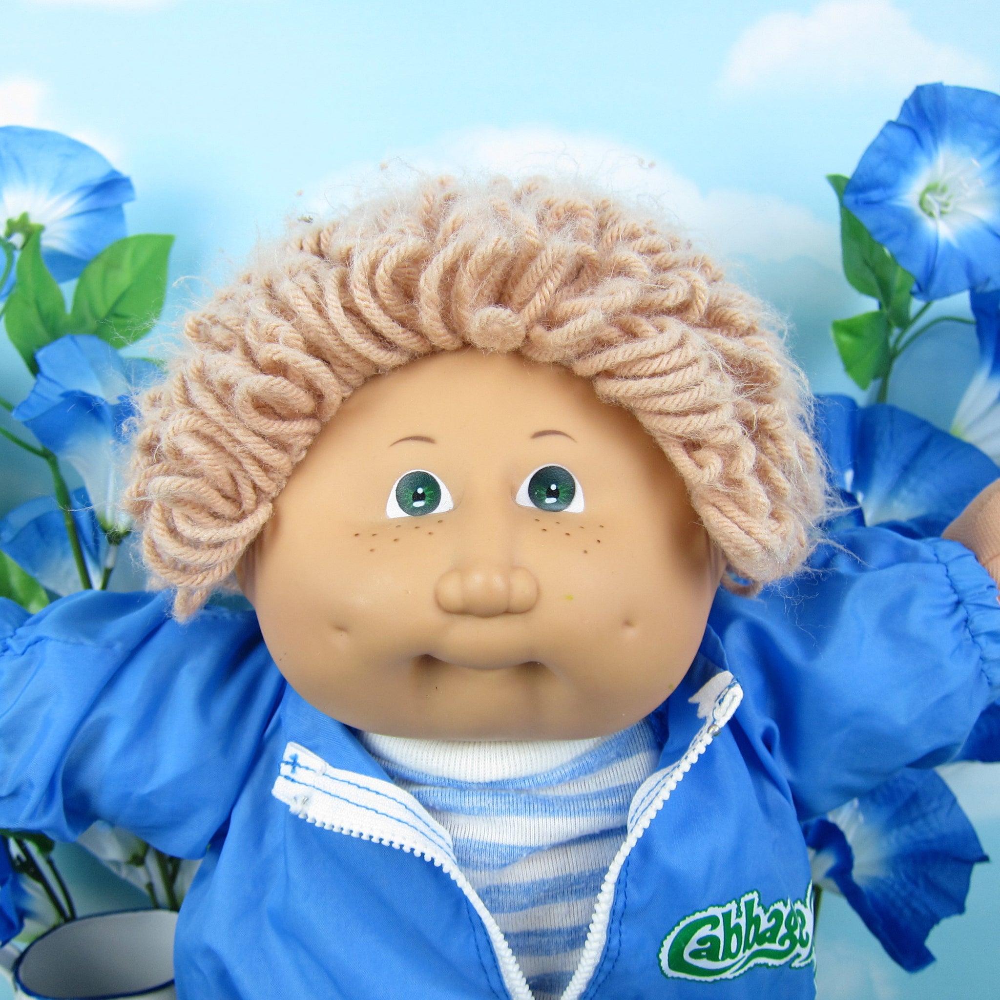 Cabbage Patch Kids Doll Boy, Light Brown Hair, Green Eyes