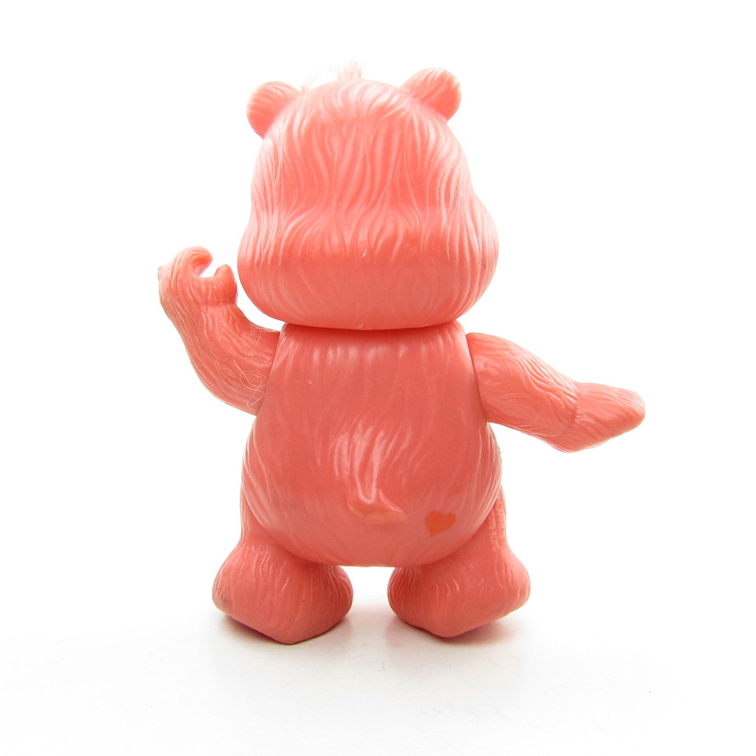 Cheer Bear Vintage Care Bears Poseable 3 Inch Figure Brown Eyed Rose