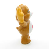 Tenderheart Bear listening to a friendly star miniature figurine