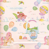 Charmkins Happy Birthday gift wrap wrapping paper