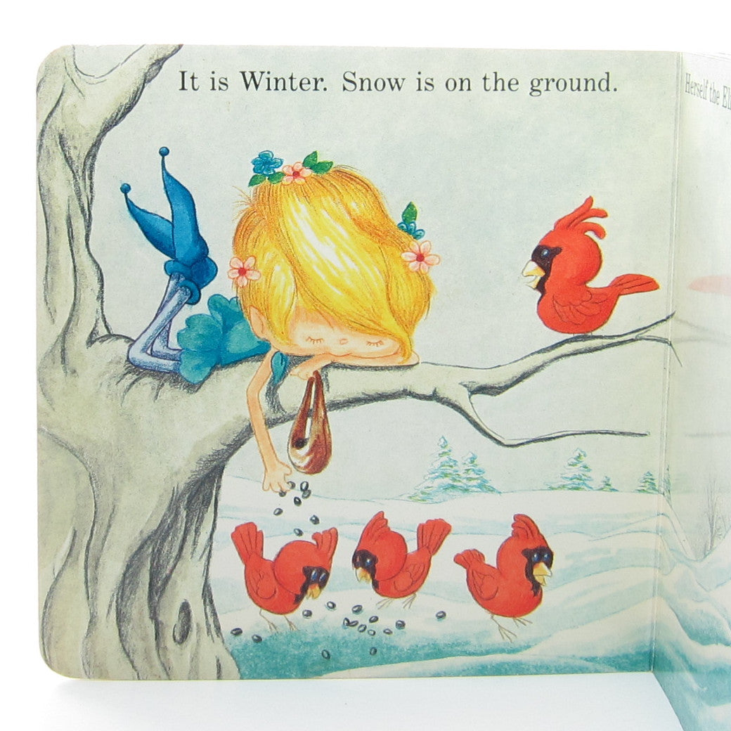 Herself the Elf's Winter Vintage 1983 Children's Board Book with