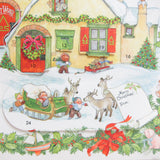 Santa's sleigh vintage Hallmark Advent calendar