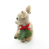 Hallmark Gentle fawn flocked Christmas tree decoration