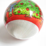 Red silk ball Strawberry Shortcake Christmas ornament