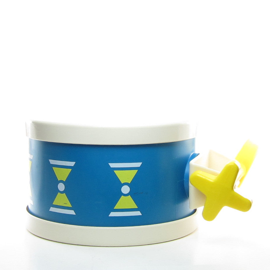 Fisher Price Xylo Drum 421 Vintage 1976 Crib Playpen Xylophone Drum Brown Eyed Rose