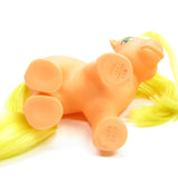 Bottom of Applejack's feet dated 1983 Hasbro