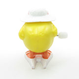 Easter wind-up chick in straw hat Hallmark toy