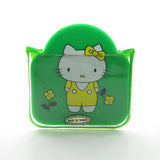 Vintage Hello Kitty pocket mirror and comb set in vinyl case