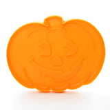 Jack o lantern orange plastic pumpkin cookie cutter