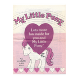 My Little Pony mail order special offer booklet