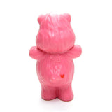 Back of Love-a-lot Bear Holding Cut-Out Hearts miniature figurine