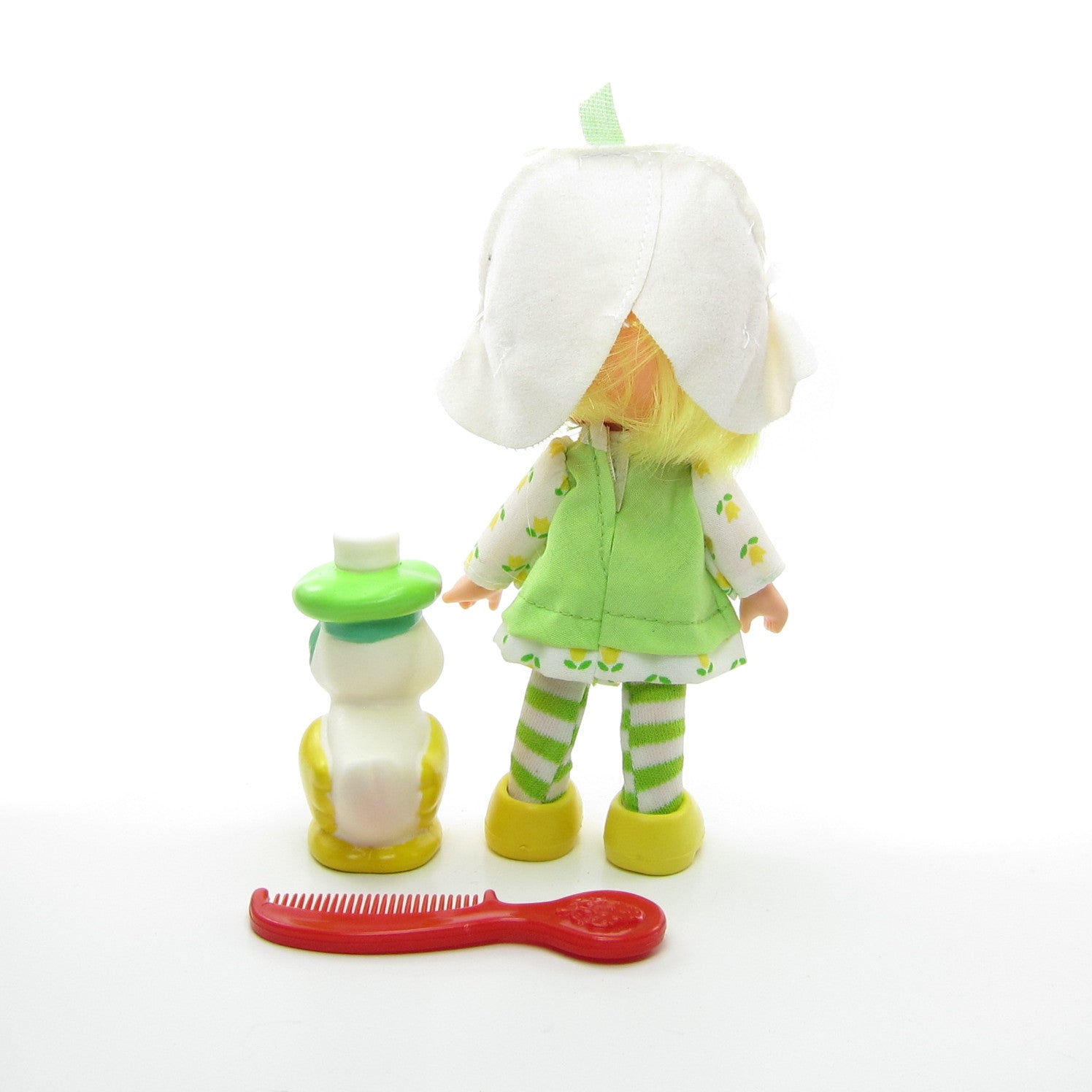 Mint Tulip Doll with Marsh Mallard Pet Brown Eyed Rose