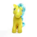 Front of Bubbles pony with diamond shape on face