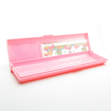 Pink plastic Poochie pencil case