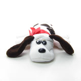 Pound Puppies small plush toy white with brown spots