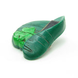 Vintage St. Patrick's Day leprechaun bowler hat pin with shamrocks