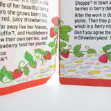 Strawberry Shortcake toy advertising booklet with torn page