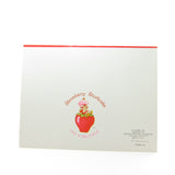 Merry Christmas Strawberry Shortcake Holiday Greeting Card with Envelope