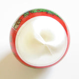 White silk ball Strawberry Shortcake ornament