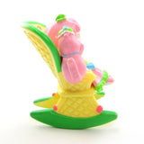 Deluxe Strawberryland Miniatures 1984 Shortcake rocking chair
